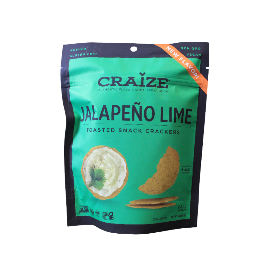 CRAIZE JALAPEÑO LIME CRACKER CRISPS