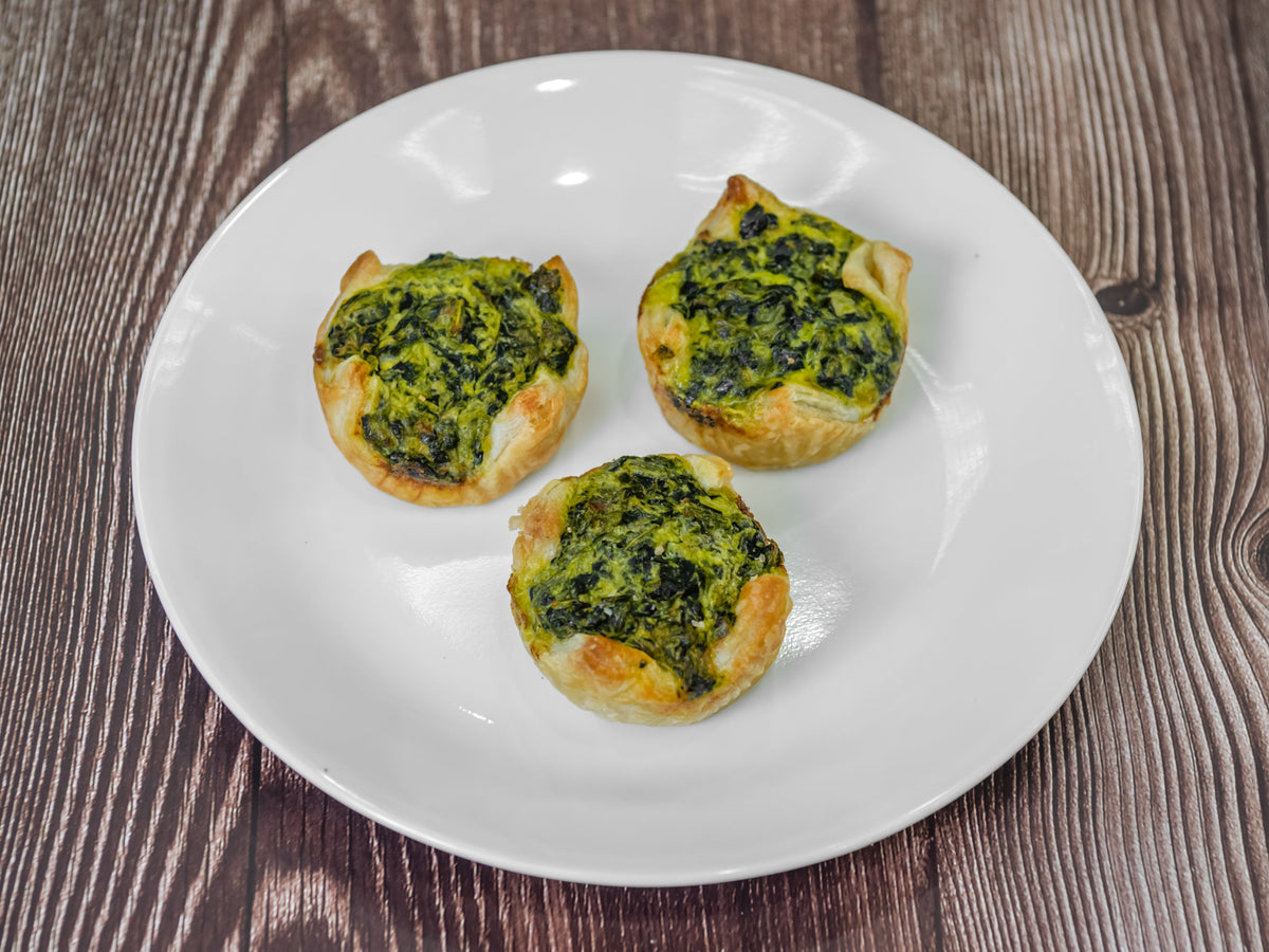 Kosher Spinach Cups - With Puff(Dairy, Glutenn Free)